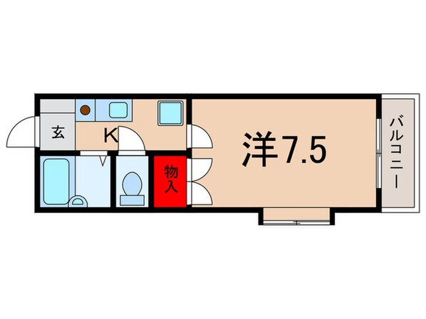 グリーンパークフジの物件間取画像